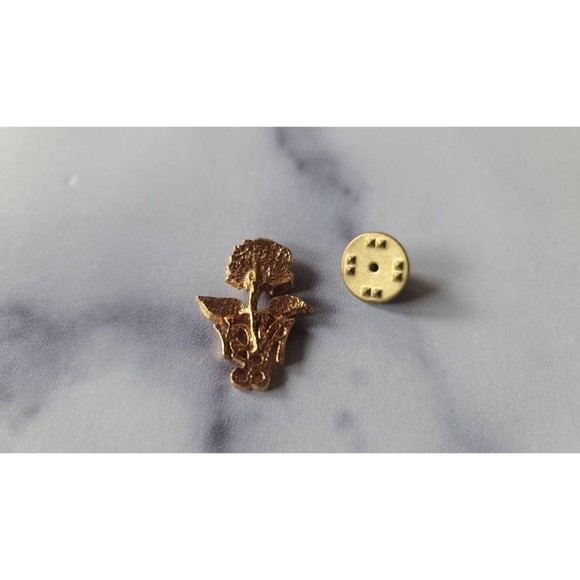 Vintage Gold Avon '85 Rose Pin - Picture 10 of 10